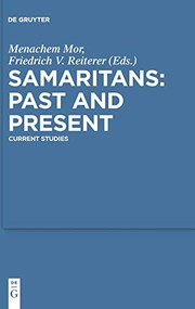 Cover of: Samaritans' past and present: current studies