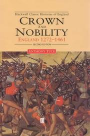 Cover of: Crown and nobility: England, 1272-1461