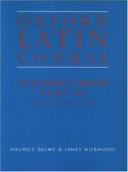 Oxford Latin Course by Maurice George Balme, Maurice Balme, James Morwood
