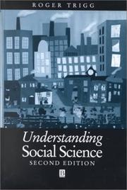 Cover of: Understandng Social Science: A Philosophical Introduction to the Social Sciences