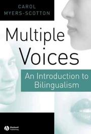 Cover of: Multiple Voices: An Introduction to Bilingualism