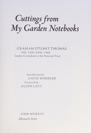 Cover of: Cuttings from my garden notebooks