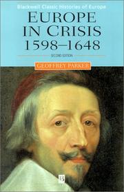 Cover of: Europe in crisis, 1598-1648