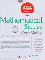 Cover of: AQA Level 3 Certificate in Mathematical Studies
