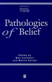 Cover of: Pathologies of Belief (Readings in Mind and Language)