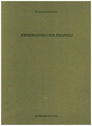 Cover of: Hypnerotomachia Poliphili, (Venetiis, Aldo Manuzio, 1499)