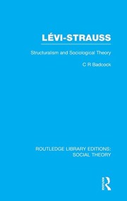 Cover of: Levi-Strauss: Structuralism and Sociological Theory
