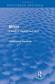 Cover of: Milton: A Study in Ideology and Form