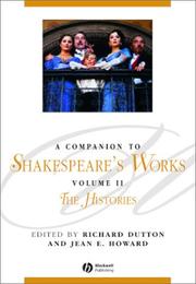 Cover of: A companion to Shakespeare's works