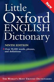 Little Oxford English dictionary