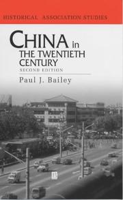 China in the twentieth century