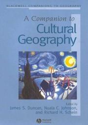 A companion to cultural geography