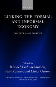 Linking the formal and informal economy : concepts and policies