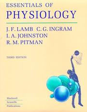 Essentials of physiology