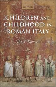 Children and childhood in Roman Italy