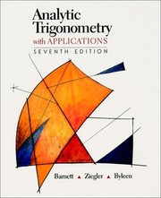 Cover of: Analytic Trigonometry with Applications: Test Bank