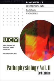 Cover of: Blackwell's Underground Clinical Vignettes: Pathophysiology, Volume II
