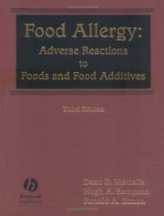 Cover of: Food Allergy: Adverse Reactions to Food and Food Additives