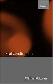 Cover of: Real Conditionals