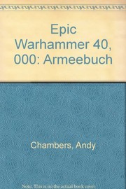 Epic Warhammer 40, 000 by Andy Chambers