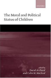 The moral and political status of children