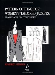 Cover of: Pattern Cutting for Women's Tailored Jackets: Classic and Contemporary