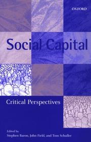 Social capital : critical perspectives