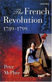 Cover of: The French Revolution, 1789-1799