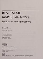 Cover of: Real estate market analysis
