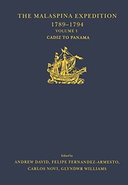 Cover of: Malaspina Expedition 1789-1794: Journal of the Voyage by Alejandro Malaspina