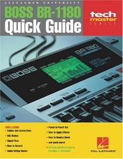 Cover of: BOSS BR-1180 Quick Guide
