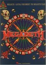 Cover of: Megadeth - Capitol Punishment: The Megadeth Years (Guitar Recorded Versions)