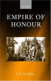 Cover of: Empire of Honour by J. E. Lendon