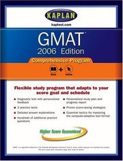 Cover of: Kaplan GMAT comprehensive program