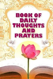 Cover of: Book of daily thoughts and prayers by Paramananda Swami