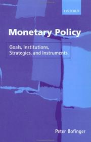 Monetary Policy by Peter Bofinger