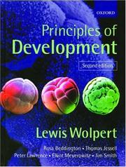 Cover of: Principles of development