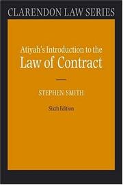 Atiyah's introduction to the law of contract