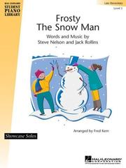 Cover of: Frosty the Snowman: Level 3 Sheet Music : Piano