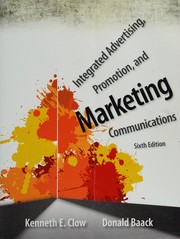Cover of: Integrated Advertising, Promotion, and Marketing Communications
