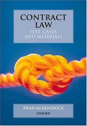 Contract law : text, cases, and materials