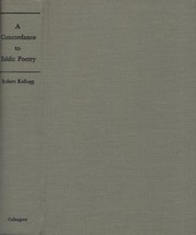 Cover of: A concordance to Eddic poetry