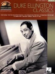 Cover of: DUKE ELLINGTON CLASSICS (PIANO PLAY-ALONG V39) BKCD (Piano Play-Along) by Duke Ellington