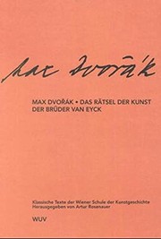 Cover of: Das Rätsel der Kunst der Brüder van Eyck: mit einem Anhang über die Anfänge der holländischen Malerei