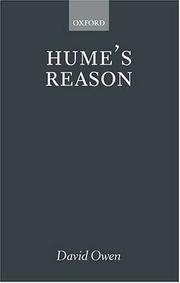 Cover of: Hume's Reason