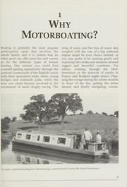 Cover of: Motorboating (Helmsman Guides)