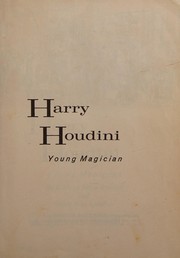 Cover of: Harry Houdini, young magician