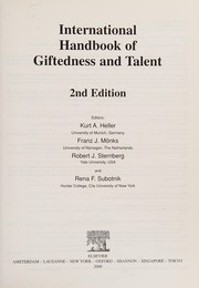 Cover of: The international handbook of giftedness and talent