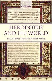 Cover of: Herodotus and his world by edited by Peter Derow and Robert Parker.