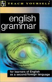 Cover of: Teach Yourself English Grammar : For Learners of English as a Second/Foreign Language